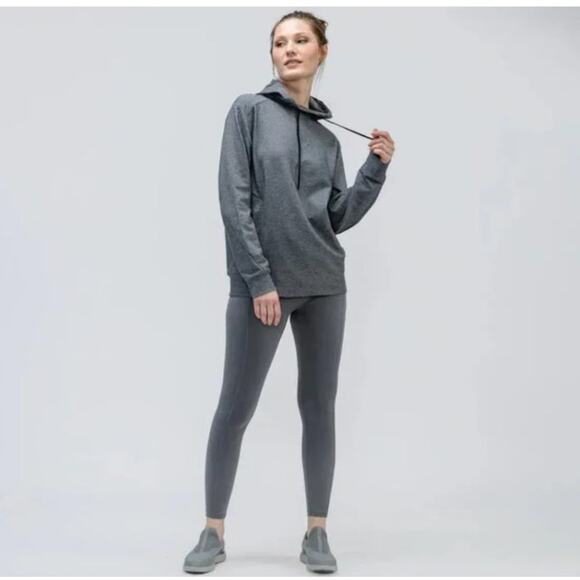 Ministry of Supply Fusion Terry For All Hoodie Classic Grey Heather Unisex S NWT - Picture 1 of 12